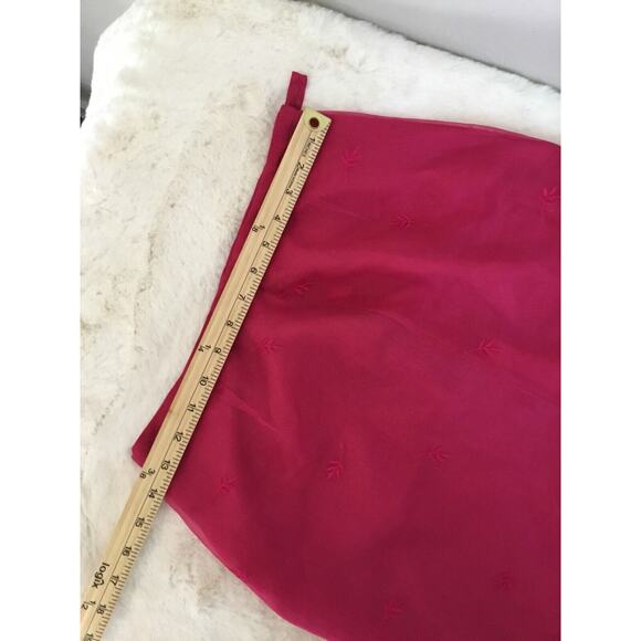 DANA BUCHMAN 100% SILK FLORAL SKIRT SIZE 8 whimsey fairy classic - Picture 8 of 9